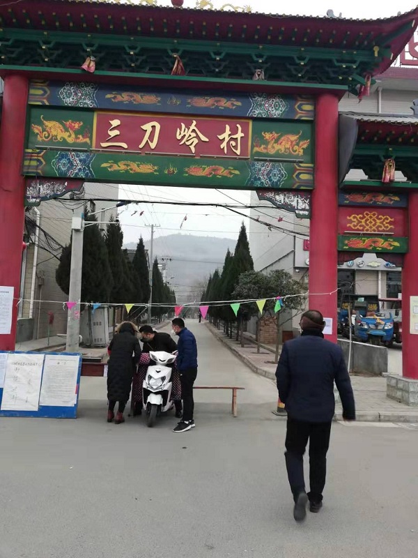 图3：在村口拦卡设岗登记检测过往人员.jpg