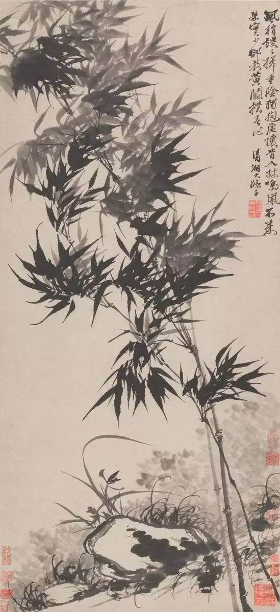 一代大师画竹——石涛