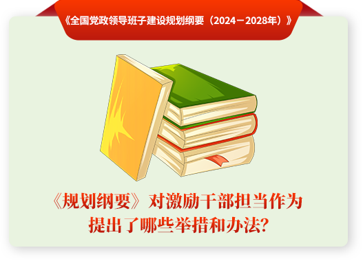 “《规划纲要》对激励干部担当作为提出了哪些举措和办法？